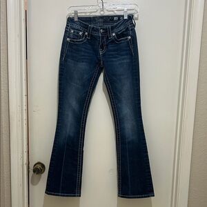 Miss Me Dark Blue Boot Cut Jeans